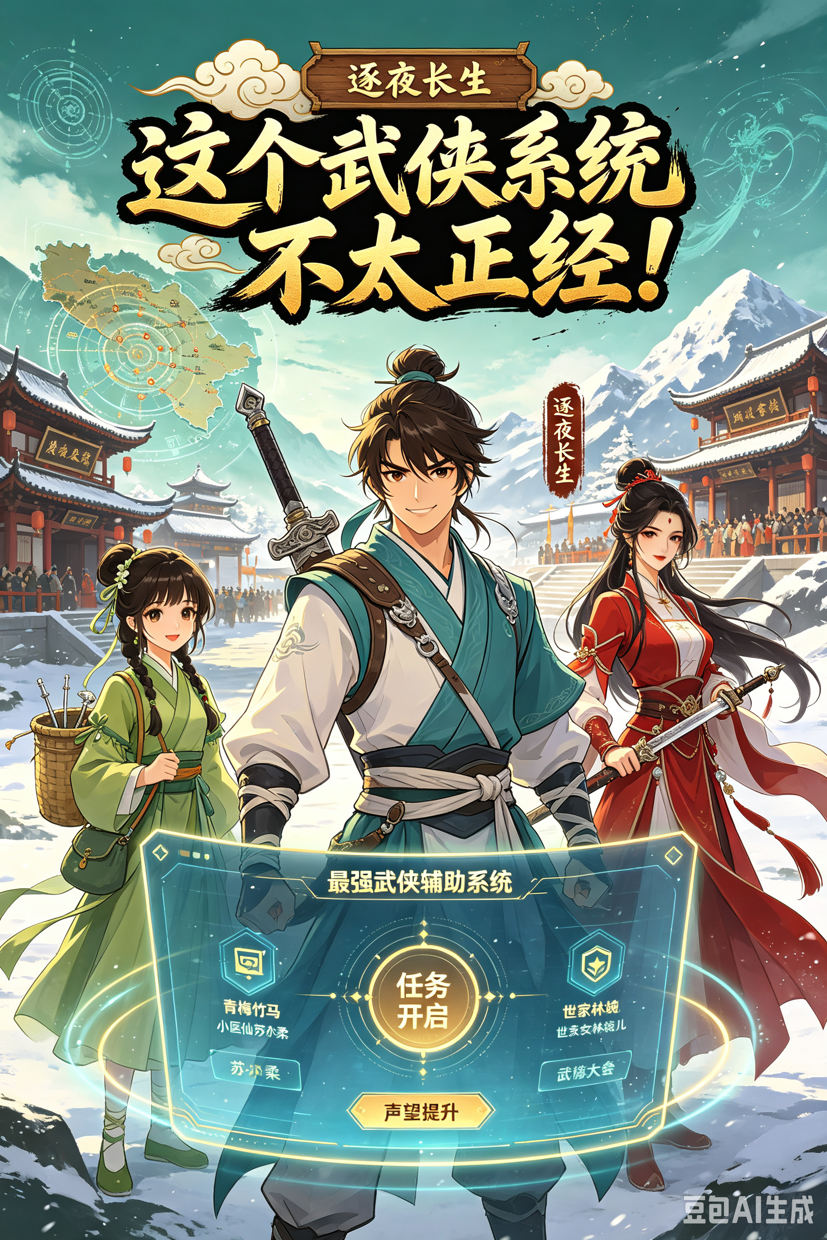 这个武侠系统不太正经！